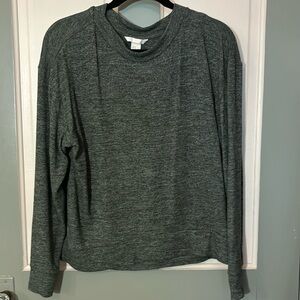 comfy dark green pullover